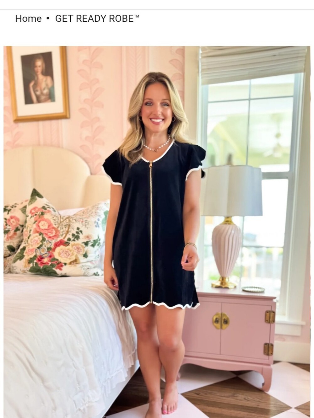 SSYS Black Get Ready Robe - Picture 3 of 7